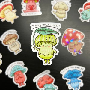 Autocollants « Love Mushrooms »