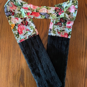 Kitchen boa, kitchen scarf, dish towel, butterfly