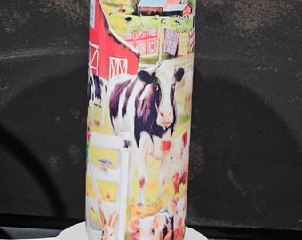 20 ounce Hogg sublimation tumbler with handle