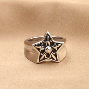Five Point Star Ring | Stainless Steel