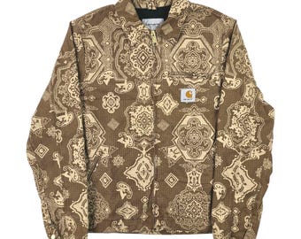 ジャケット・アウター carhartt WIP-MICHIGAN COAT NAVY Paisley Carhartt WIP Michigan Paisley Quilt Lined Jacket Men's Large - Etsy