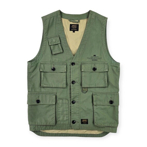 Green carhartt vest best sale