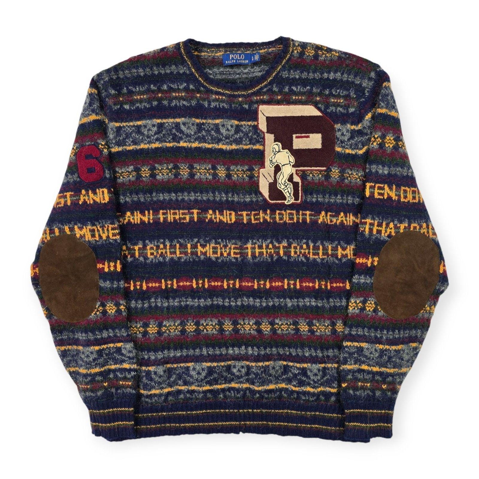 POLO SPORT 1992 FAIRISLE WOOL KNIT SWEATER ポロ スポーツ フェア 