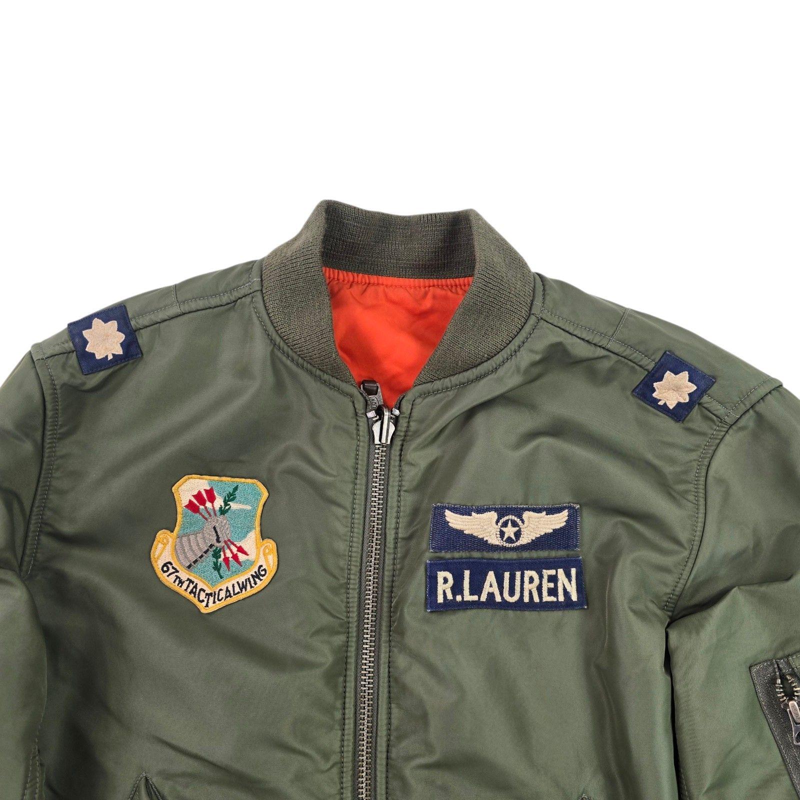 ポロ ラルフローレン リバーシブル ミリタリーパッチ フライト