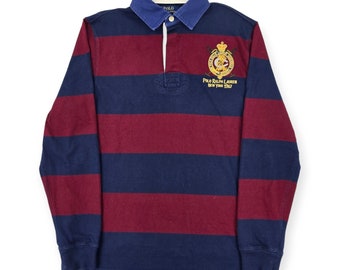 Gestreiftes Rugby-Shirt von Polo Ralph Lauren für Herren, Größe M