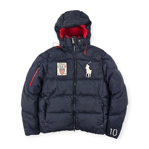 Polo Ralph Lauren USA 10 Tyrol Down Puffer Jacket Blue Men's