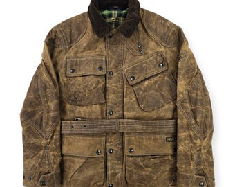 1990's Ralph Lauren Polo Sport Waxed Jacket S - Etsy