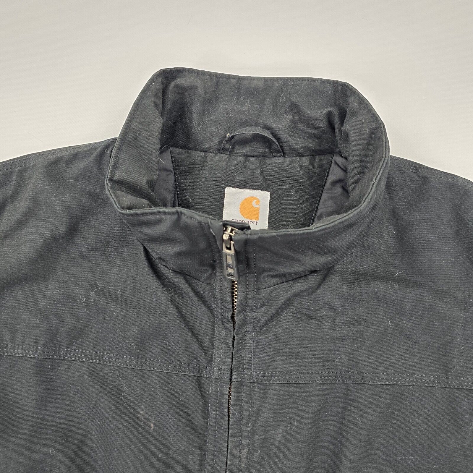 Carhartt Quick Duck ダウンベスト 2XL ブラック Carhartt Quick Duck Quilt Lined Gilet Workwear Jacket Black