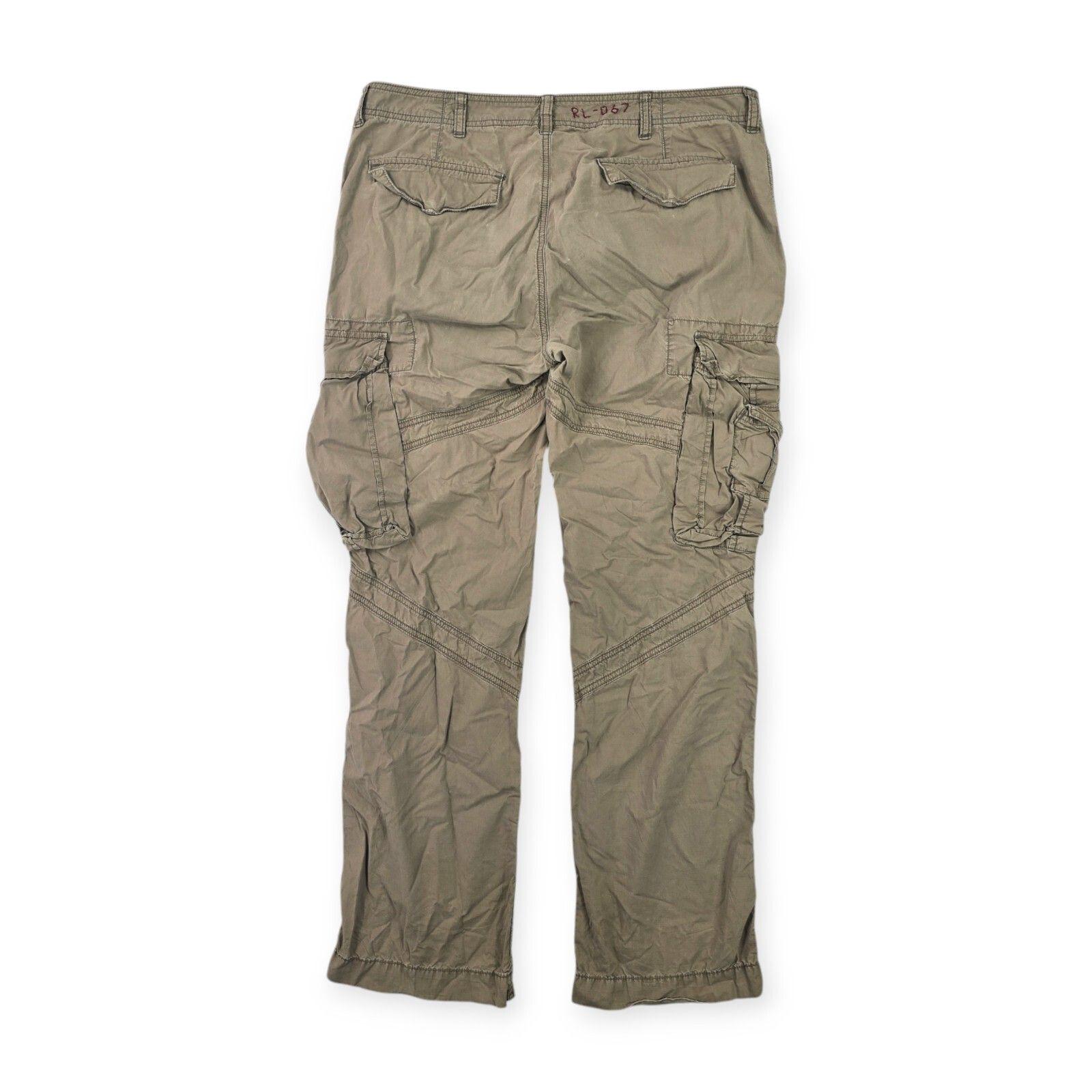 Polo Ralph Lauren RL-067 Vintage Cargo Trousers Brown Men's