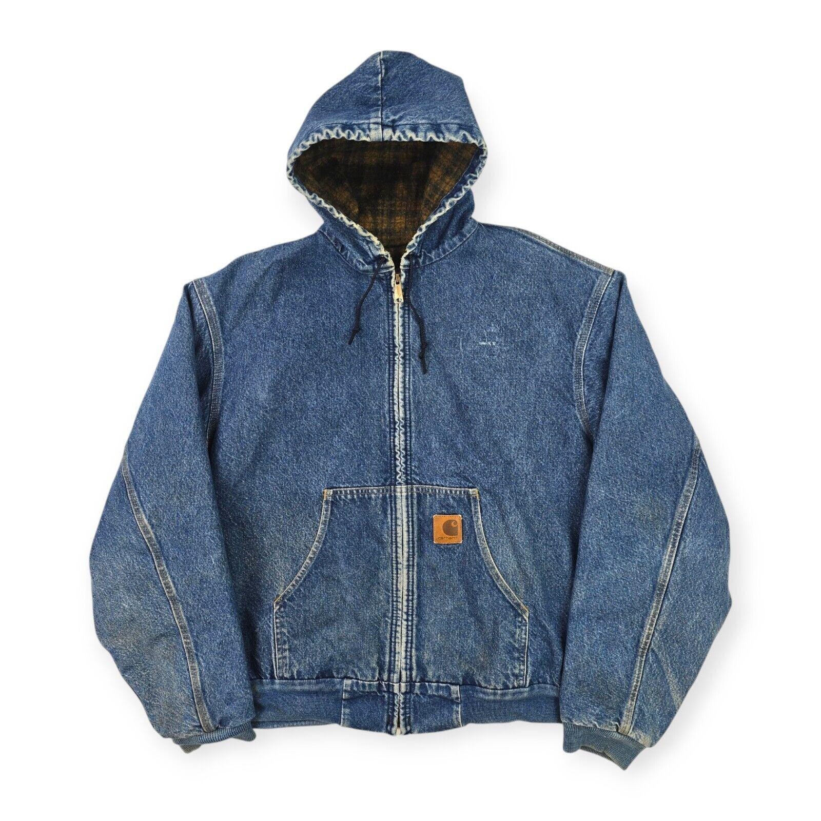 ジャケット・アウター Carhartt J08 DST DENIM VTG Carhartt J08 DST Denim Blanket Lined Jacket A$AP Rocky