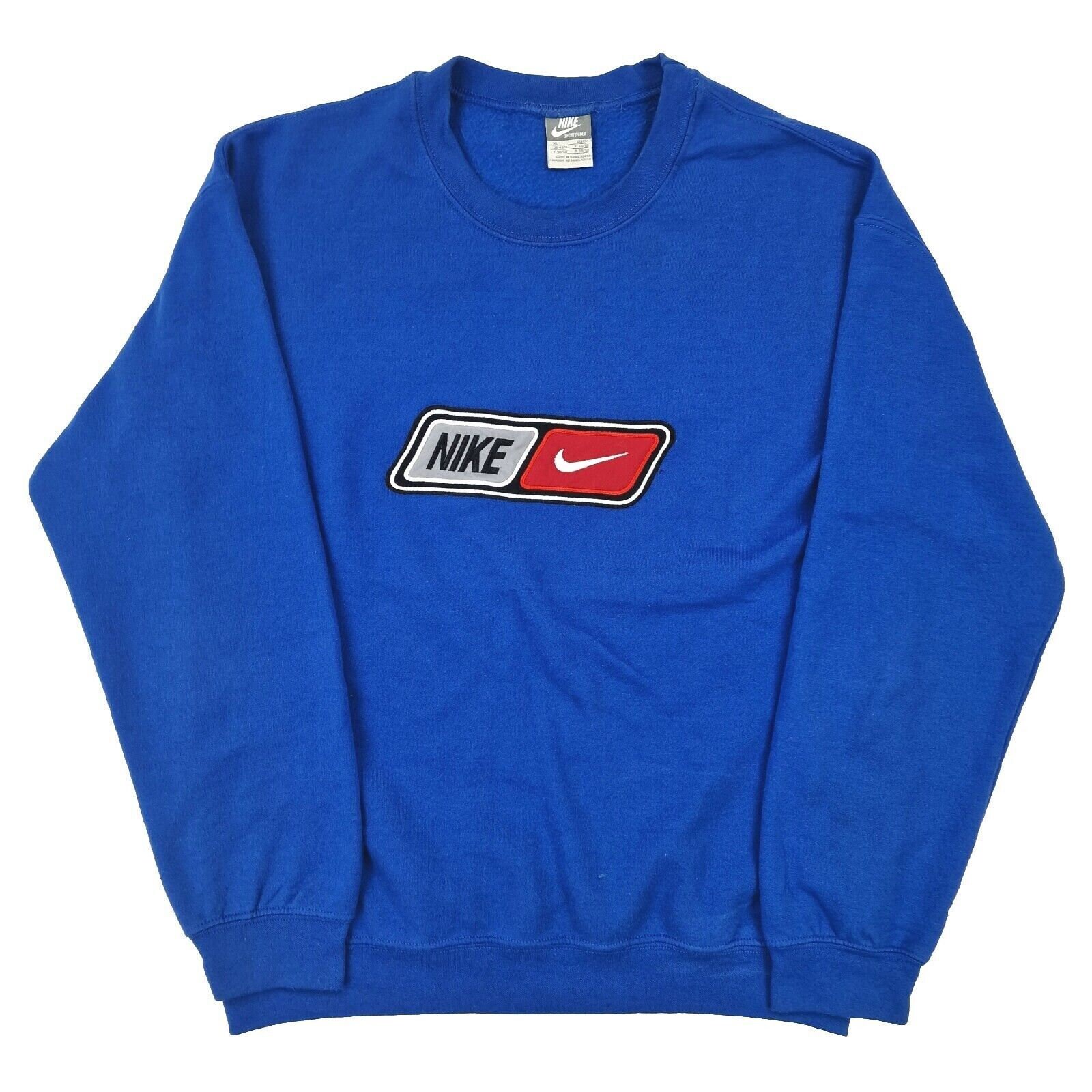 Nike Vintage Spellout Sweatshirt Blue Men s XL Etsy UK