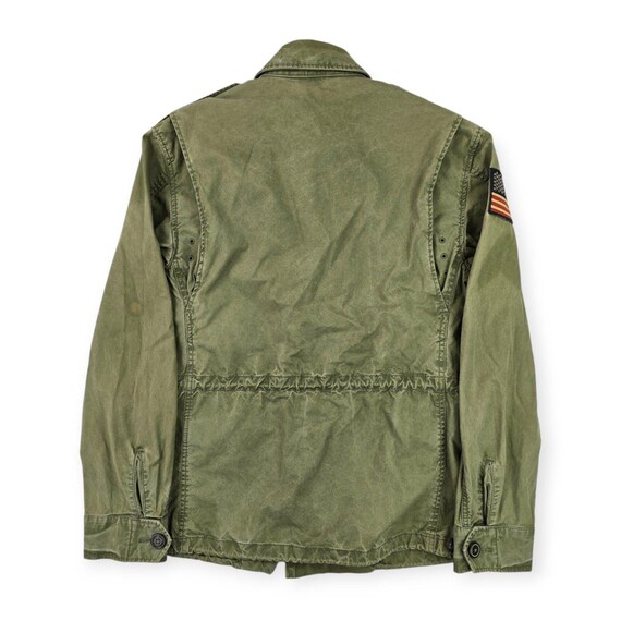 Polo Ralph Lauren Military Patch Field Jacket Green Men's