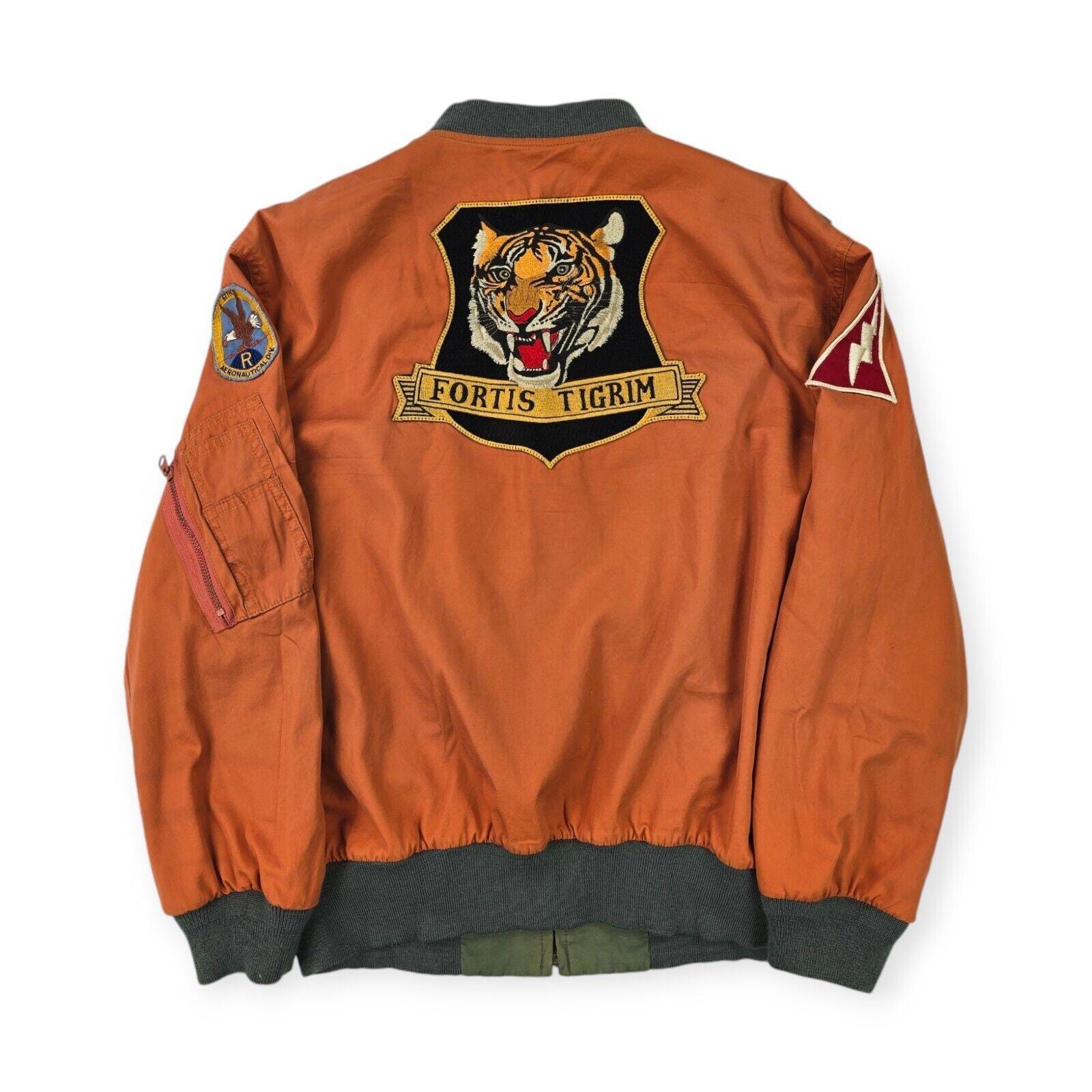 Polo Ralph Lauren Vintage Rare Reversible Military Tiger Jacket