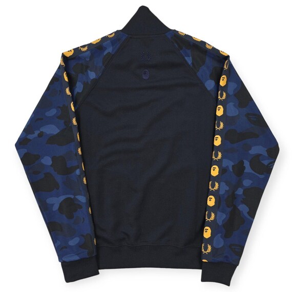 Fred Perry X Bape Camo Print Track Jacket Black Men