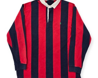 Polo Ralph Lauren Vintage Gestreiftes Sweatshirt Herren Large