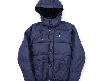 Polo Ralph Lauren Vintage Down Puffer Jacket Green Men's Medium - Etsy