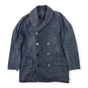 【90’s Ralph Lauren】Double Breasted Coat Polo Ralph Lauren Wool Double-Breasted Coat | Saks Fifth Avenue