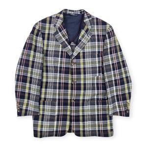 Ralph Lauren Madras Blazer - Etsy