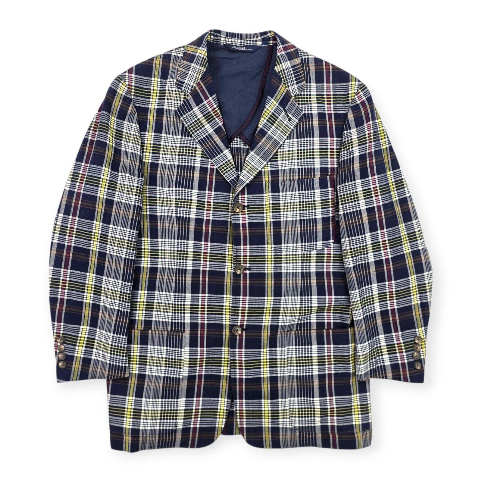 Ralph Lauren Madras Blazer - Etsy Canada