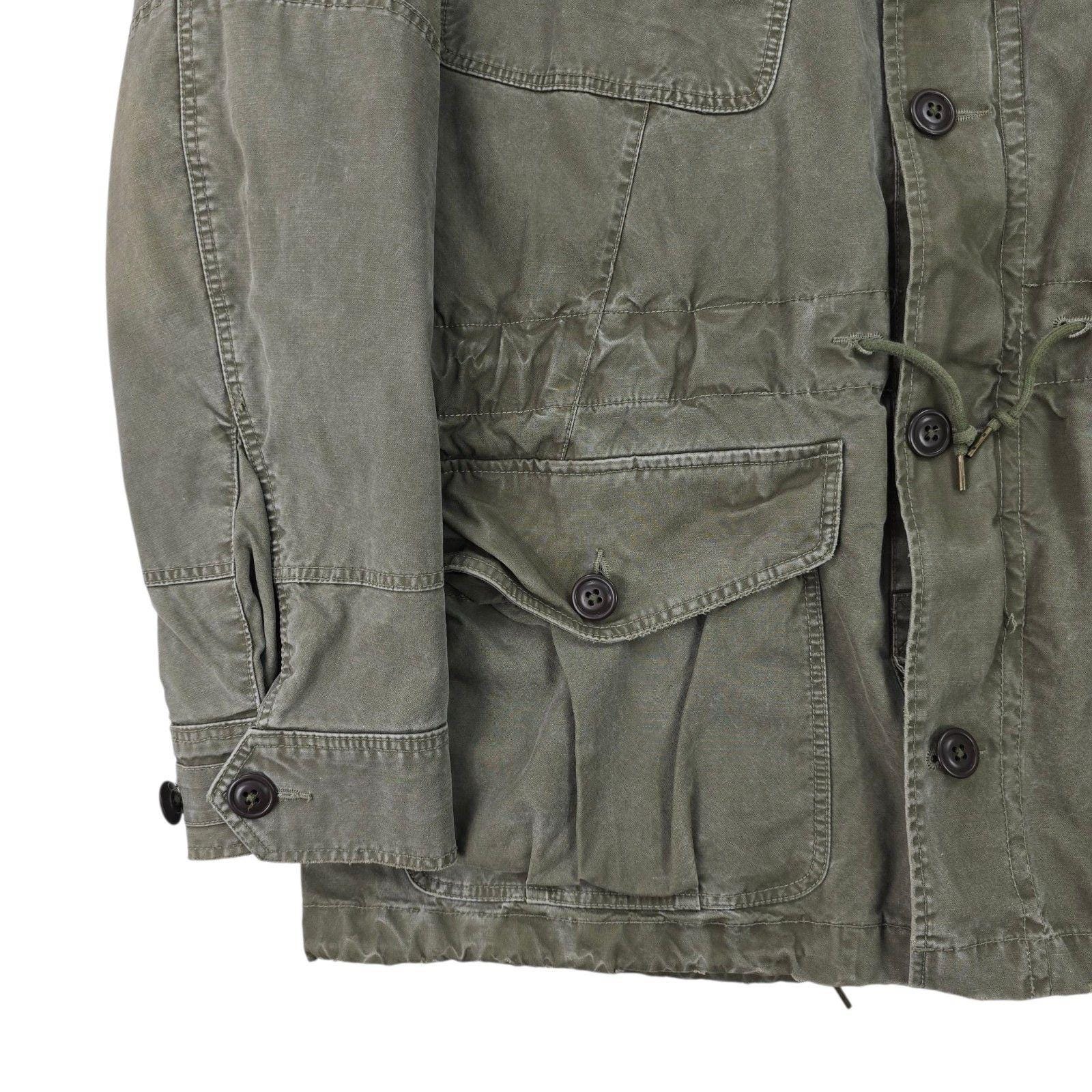 Polo Ralph Lauren Military Patch Field Jacket Green Men's