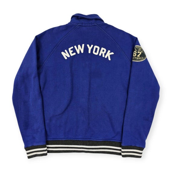 Polo Ralph Lauren Tiger Football Varsity Jacket Blue Men s Large Etsy UK