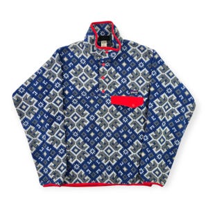 Patagonia Synchilla Snap-T Crazy Pattern Fleece Men's Small