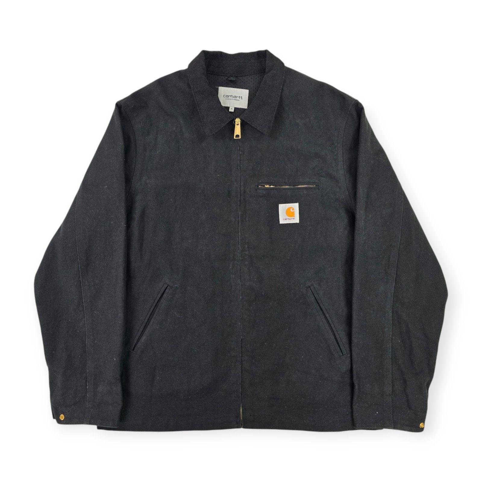 Carhartt WIP Detroit Mesh Lined Jacket Black Men's XL - Etsy
