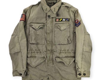 Polo Ralph Lauren Vintage M-1943 Military Field Jacket Blue Men's