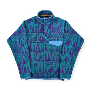 PATAGONIA SNAP-T CRAZY PATTERN FLEECE