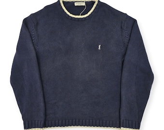 Polo Golf テディベア刺繍セーター S ネイビー Polo Ralph Lauren Golf Bear Knitted Jumper Blue Men's XL - Etsy