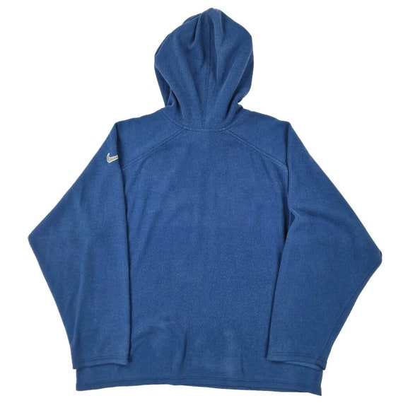 Nike Vintage Big Swoosh Hoodie Blue Men s Small Etsy Canada