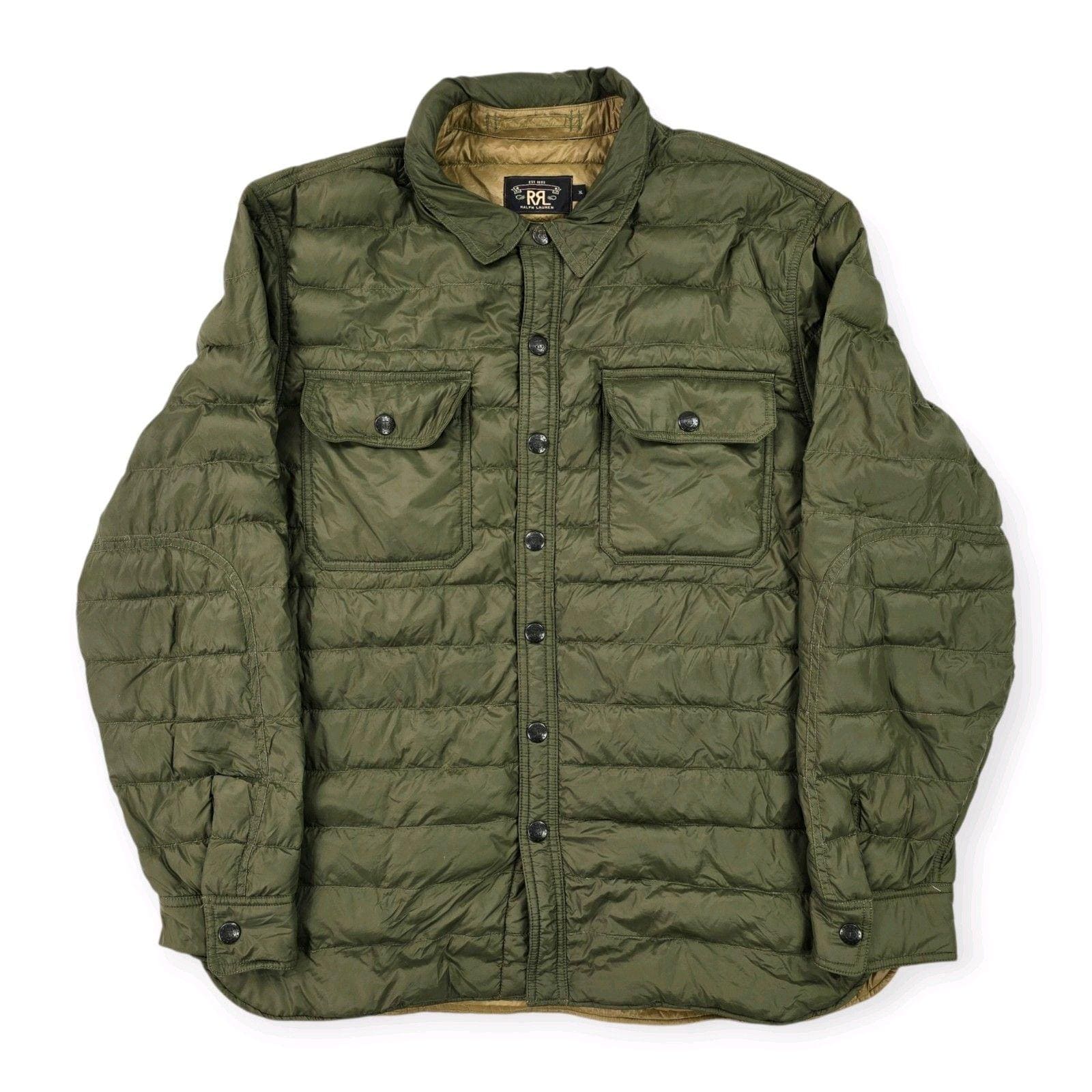 RRL ダブルアールエル ラルフローレン ダウン パファー シャツ
