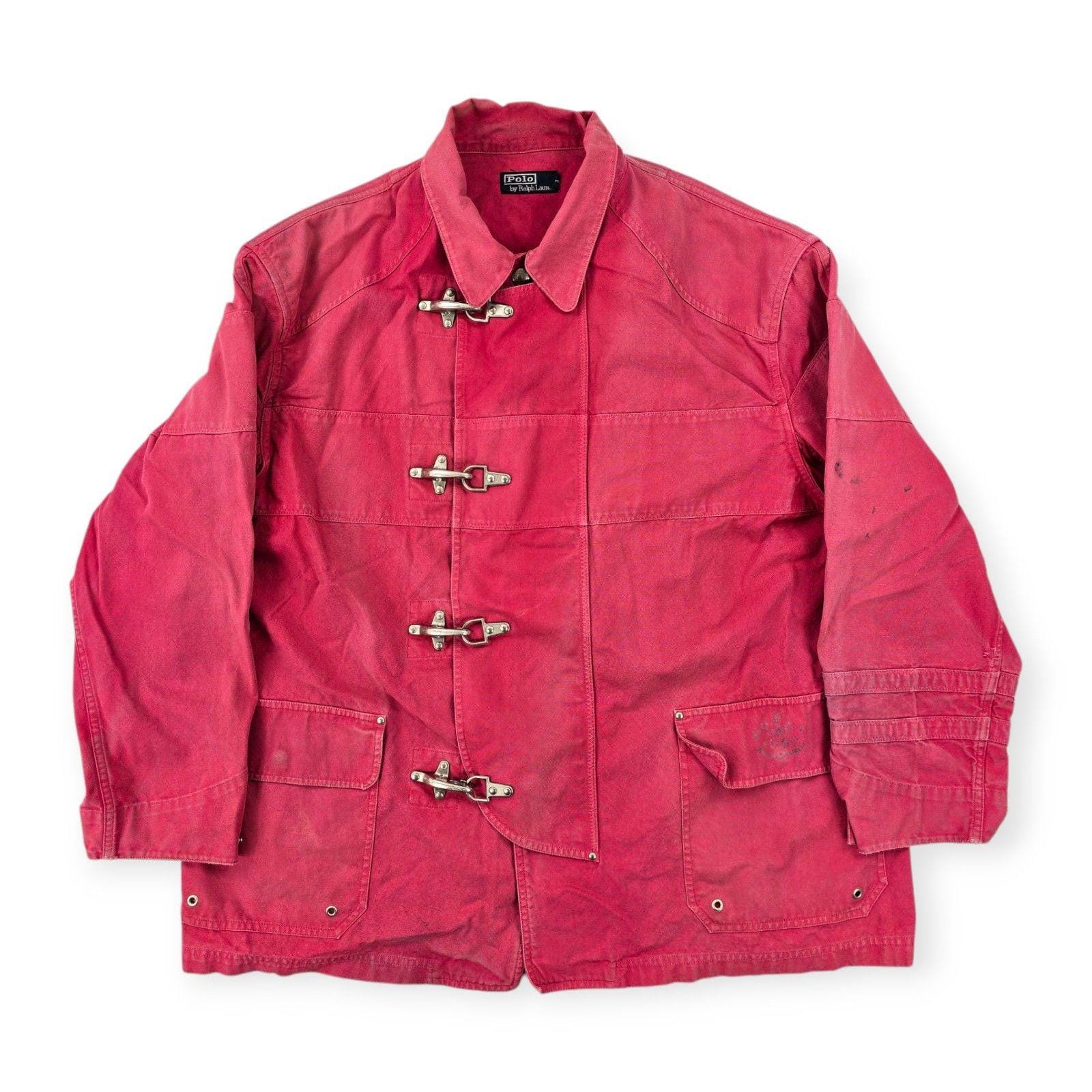Vintage Ralph Lauren Fireman Jacket - Etsy