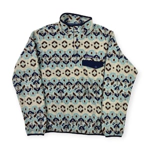 Patagonia Synchilla Snap-T Crazy Pattern Fleece Women's Small