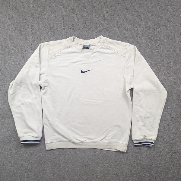 sudadera marron nike vintage