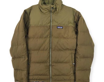 Patagonia Bivy Down Puffer Jacket Brown Men s Medium Etsy