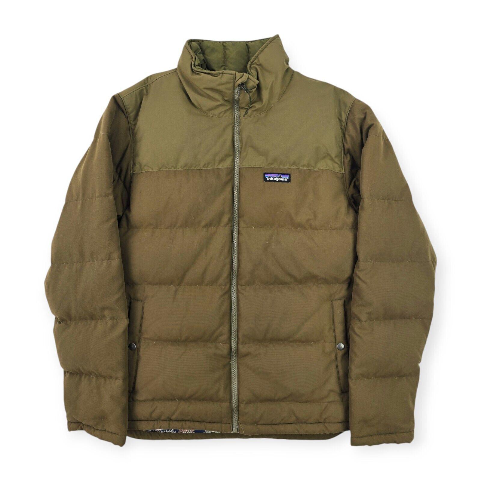 Patagonia Bivy Down Puffer Jacket Brown Men s Medium Etsy UK