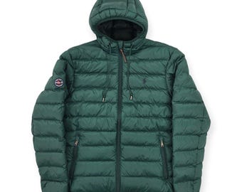 Polo Ralph Lauren M65 USA Flag Combat Field Jacket Green Women's