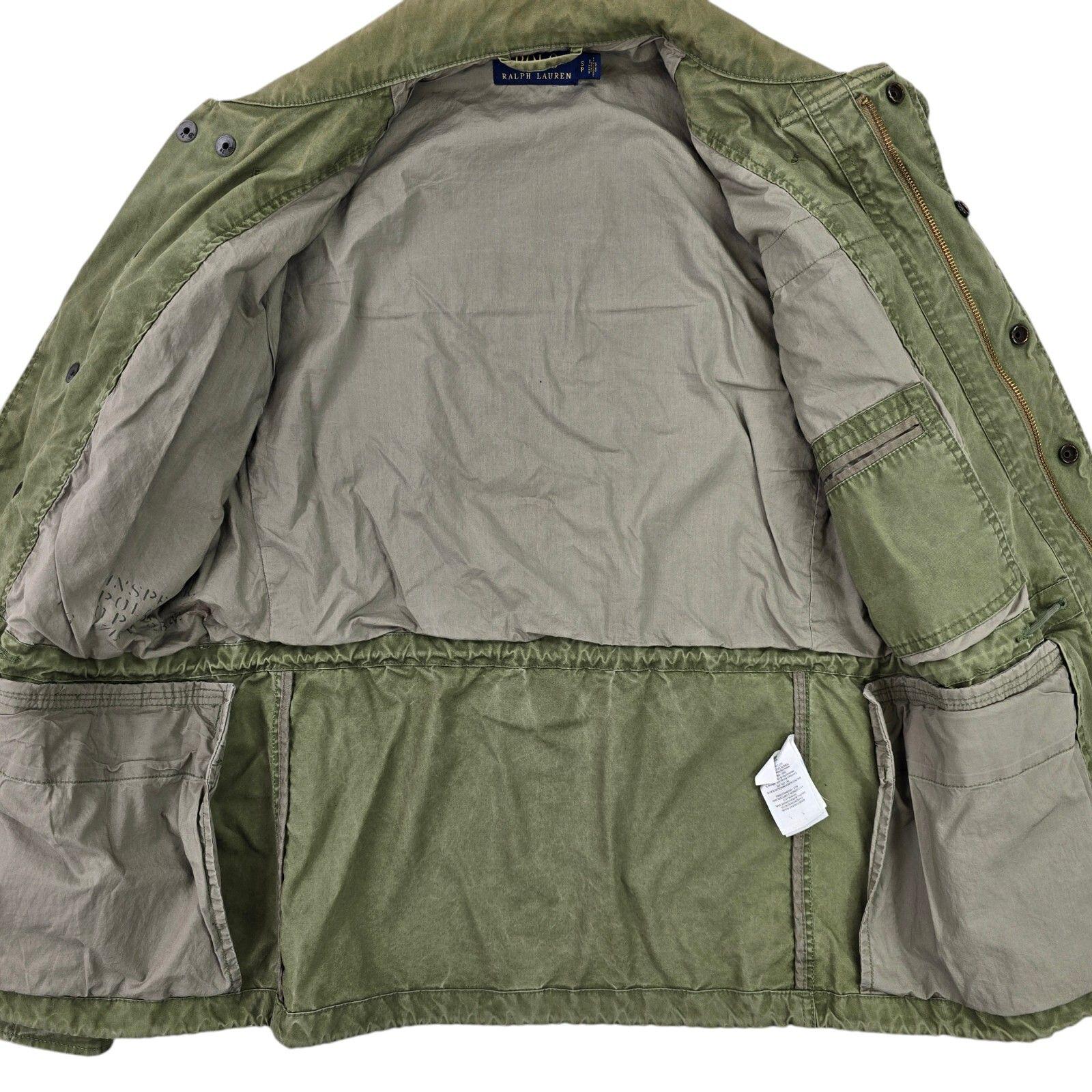 Polo Ralph Lauren Military Patch Field Jacket Green Men's