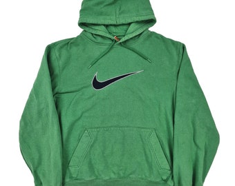 Nike Y2K Big Swoosh Hoodie Green Men's Large