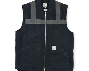 Carhartt WIP x Slam Jam 25 Jahre Gilet Weste Jacke Schwarz Herren XL