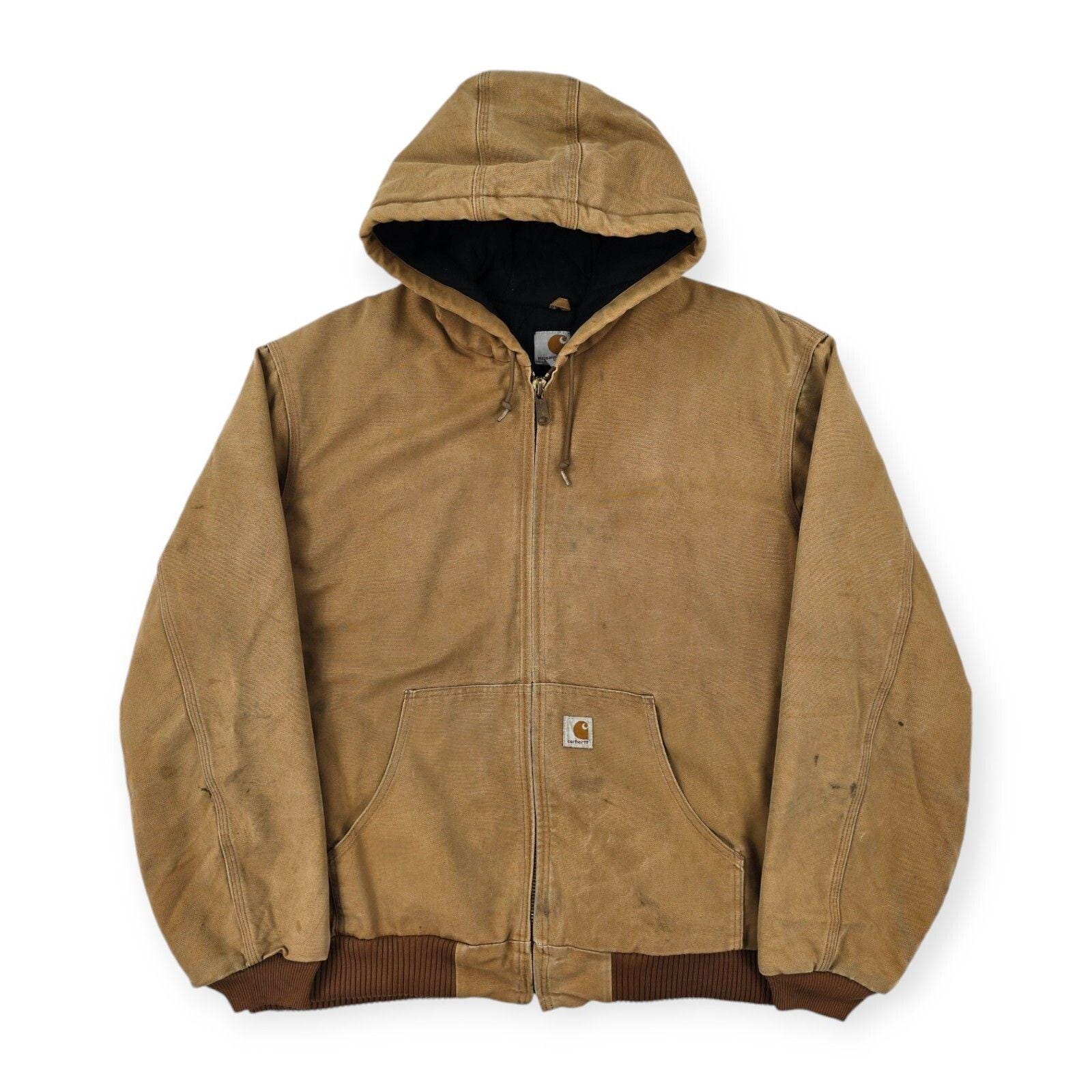 Vintage Carhartt Active Jacket Brown - Etsy