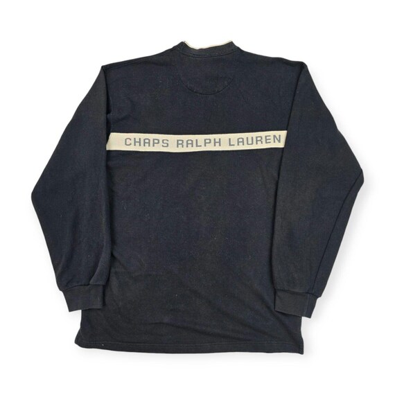 Chaps Ralph Lauren Vintage Sweatshirt Black Men s XL Etsy UK