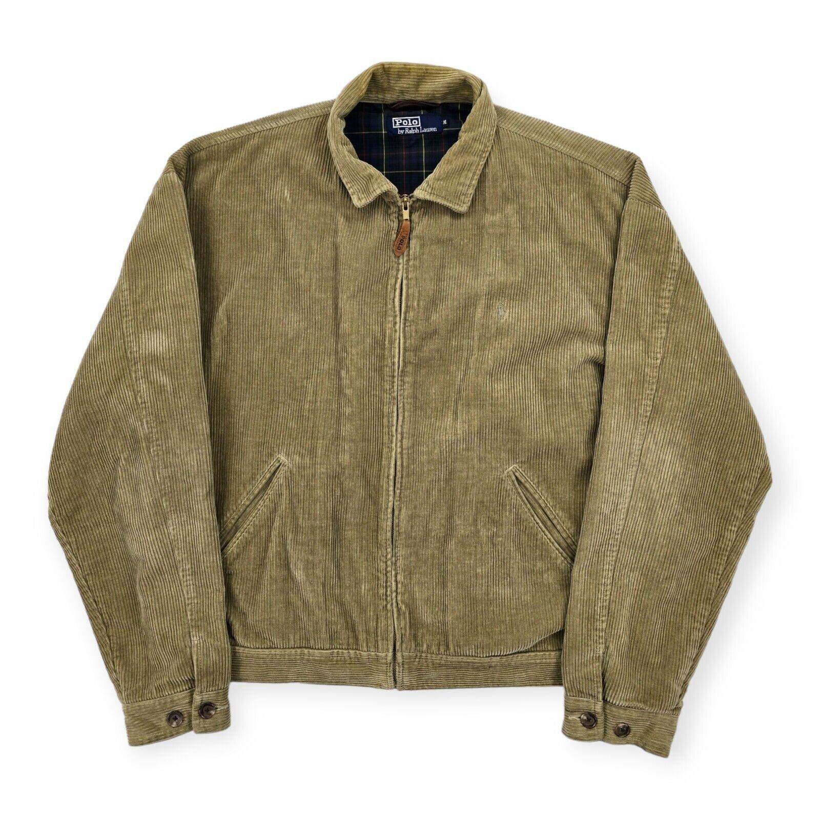 Polo Ralph Lauren Vintage Corduroy Harrington Jacket Brown Men's