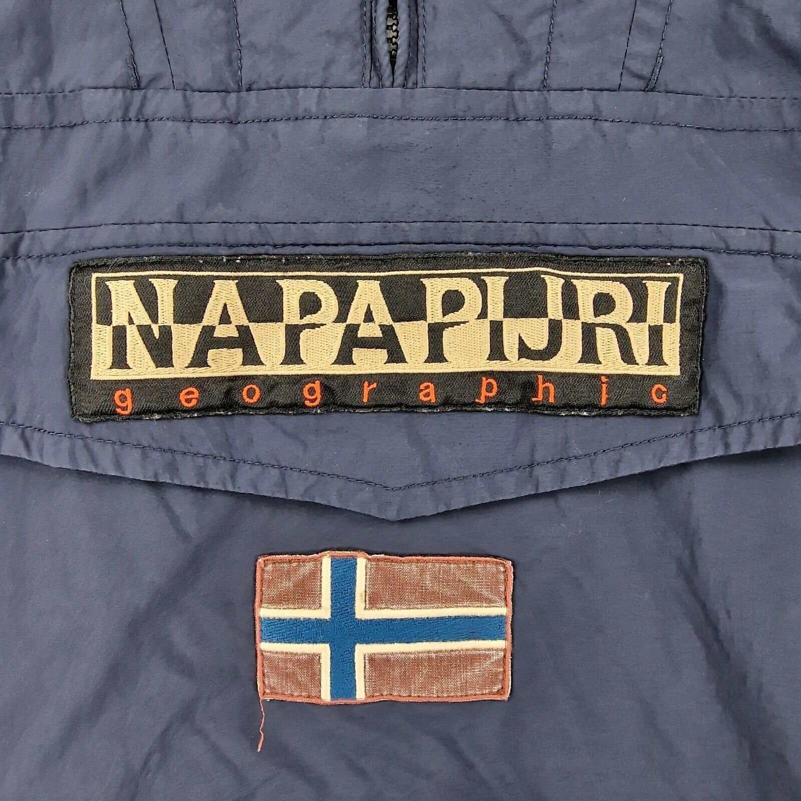 Napapijri Rainforest Taped Seams Jacket Blue Men's Medium Etsy