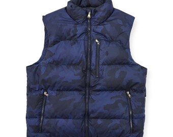 Polo Ralph Lauren RL/150 Down Puffer Gilet Jacket Black Men's