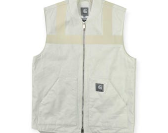 Carhartt WIP X Slam Jam 25 Years Gilet Vest Jacket White Men's
