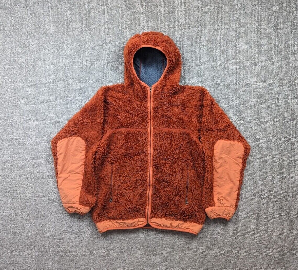 Patagonia Rhythm Vintage Deep Pile Fleece Jacket Orange - Etsy