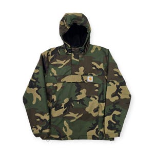 Carhartt WIP Nimbus Camouflage Pullover Anorak Jacket Men's Small