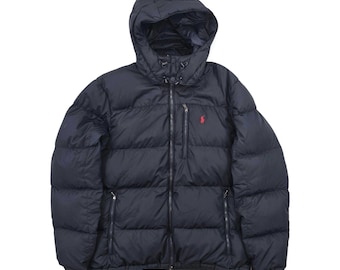 Polo Ralph Lauren USA 10 Tyrol Down Puffer Jacket Blue Men's Large
